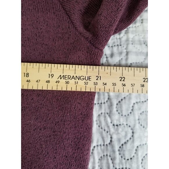 Women's Burgundy Ascend Expedition Fleece Long Sleeve Hoodie Pullover Large - Picture 7 of 10